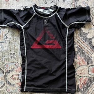 Black and Red Kids Graphic T-Shirt